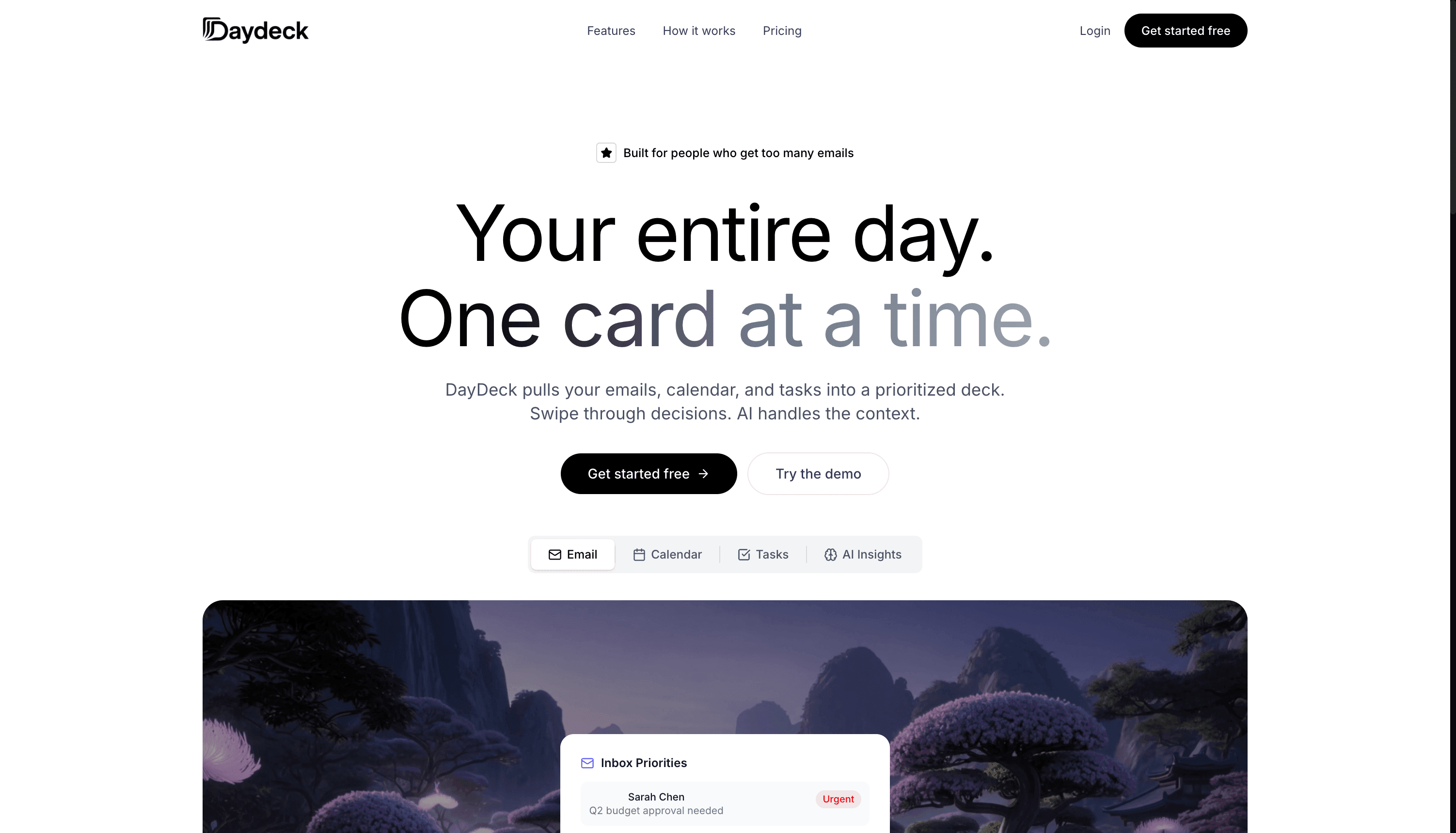 DayDeck app preview